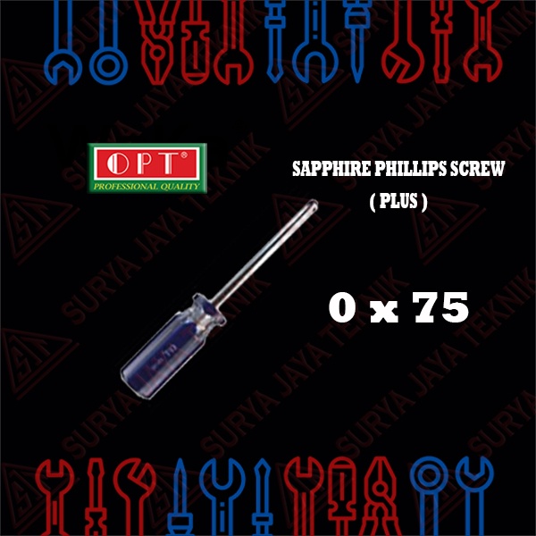 OPT Sapphire Slotted ( Ujung Plus )
