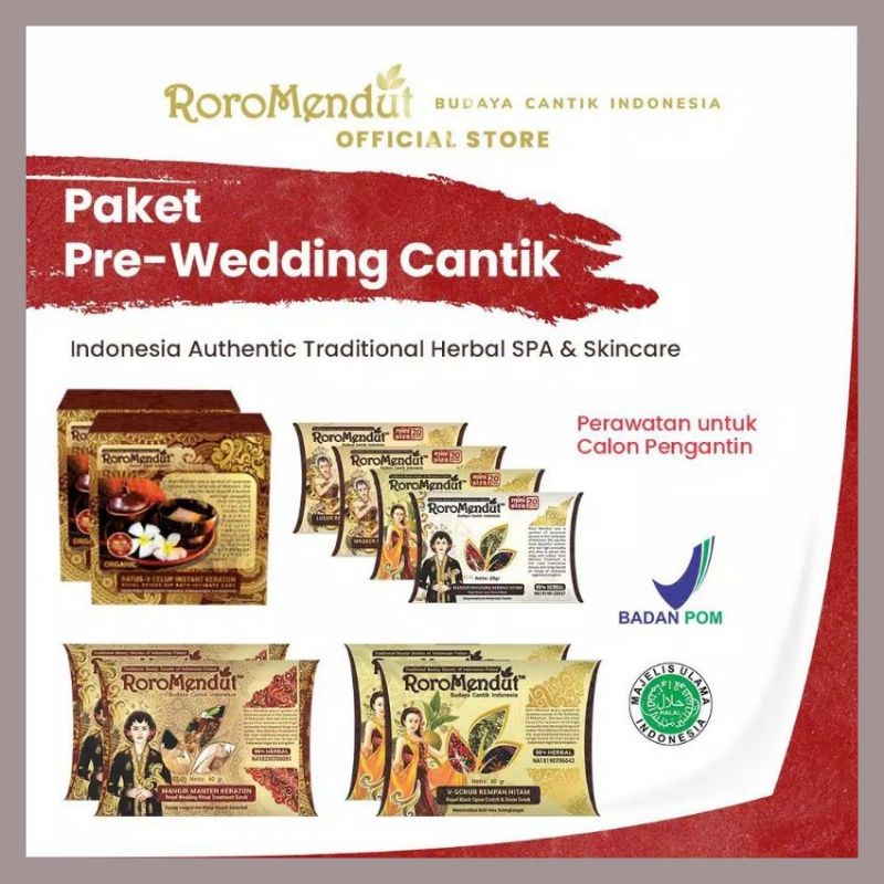 Roro Mendut Paket Cantik Pre-Wedding Package