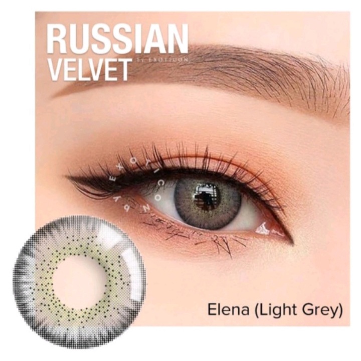 [ NORMAL ] SOFTLENS RUSSIAN ELENA LIGHT GREY 14,5mm