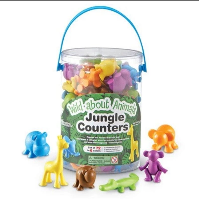 Learning Resources Wild About Animal Jungle Counters