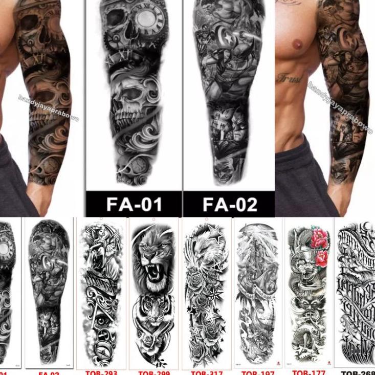 NEW ARRIVAL Tattoo temporer 3D full ♨ 889