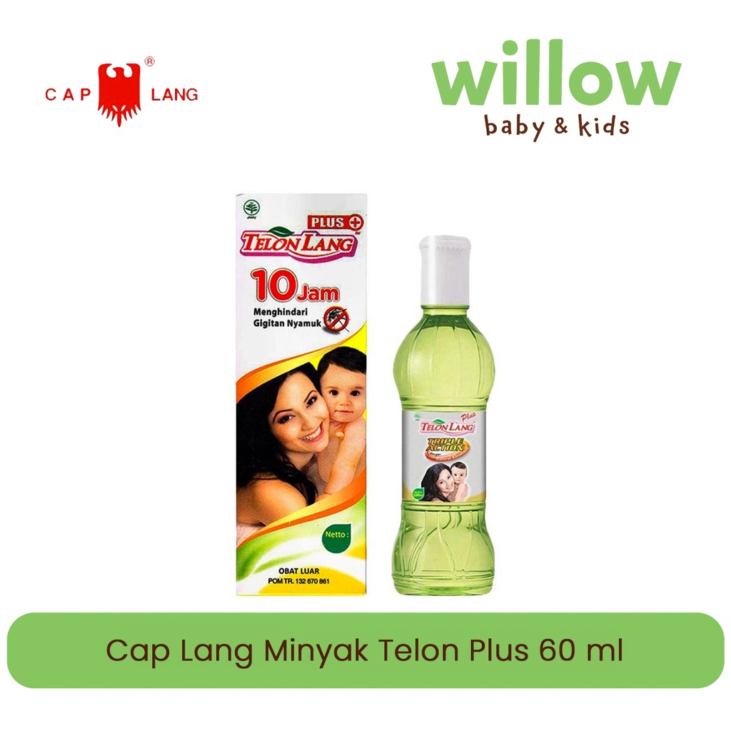 Cap Lang Minyak Telon Plus 60 ml