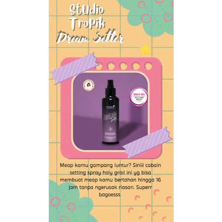 Studio Tropik Dream Setter Setting Spray