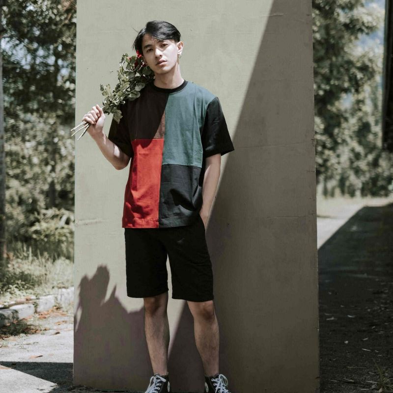 Colour Block T_Shirt