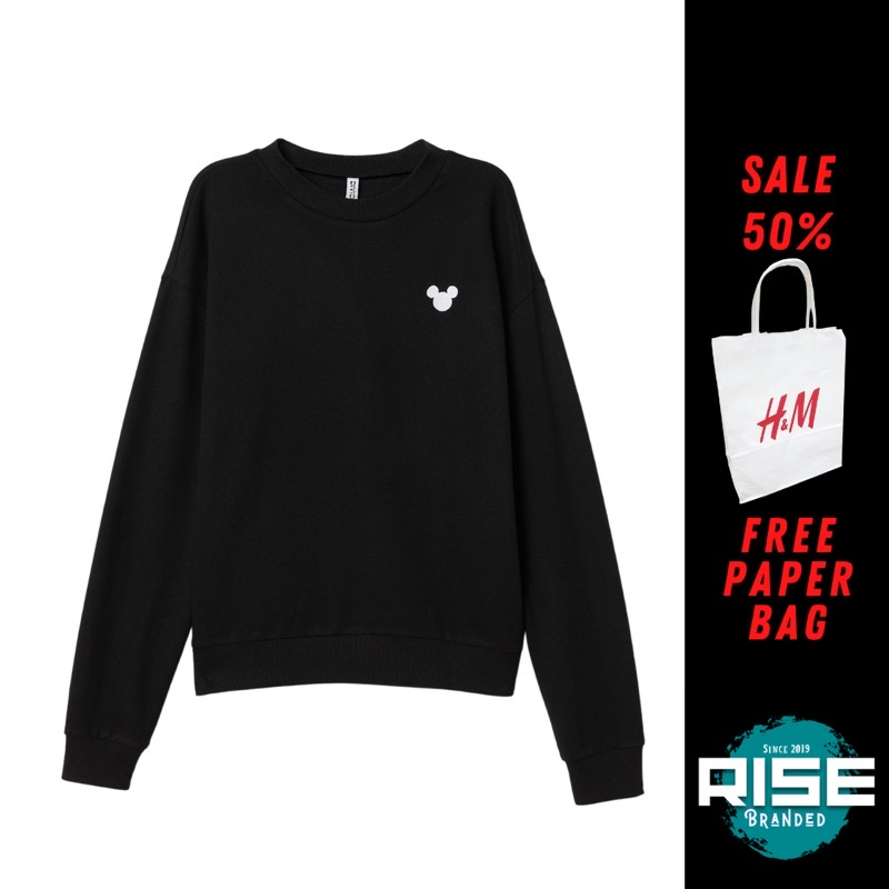 H&M Mickey Mouse Sweatshirt - Black