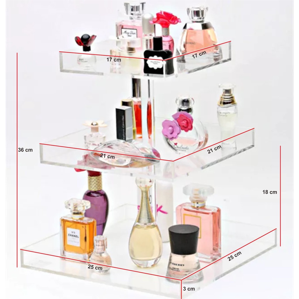Tempat parfum 3 susun