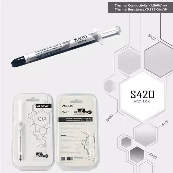 Thermal Paste Silicone Alseye S420 Pasta Processor