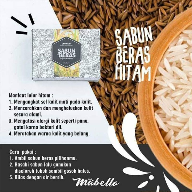 SABUN BERAS MABELLO 60GR