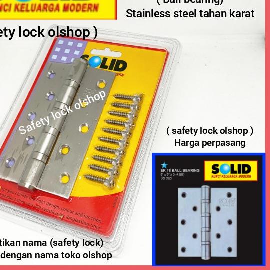 Engsel Pintu SOLID EK 18 5"Ball Bearing (4BB)