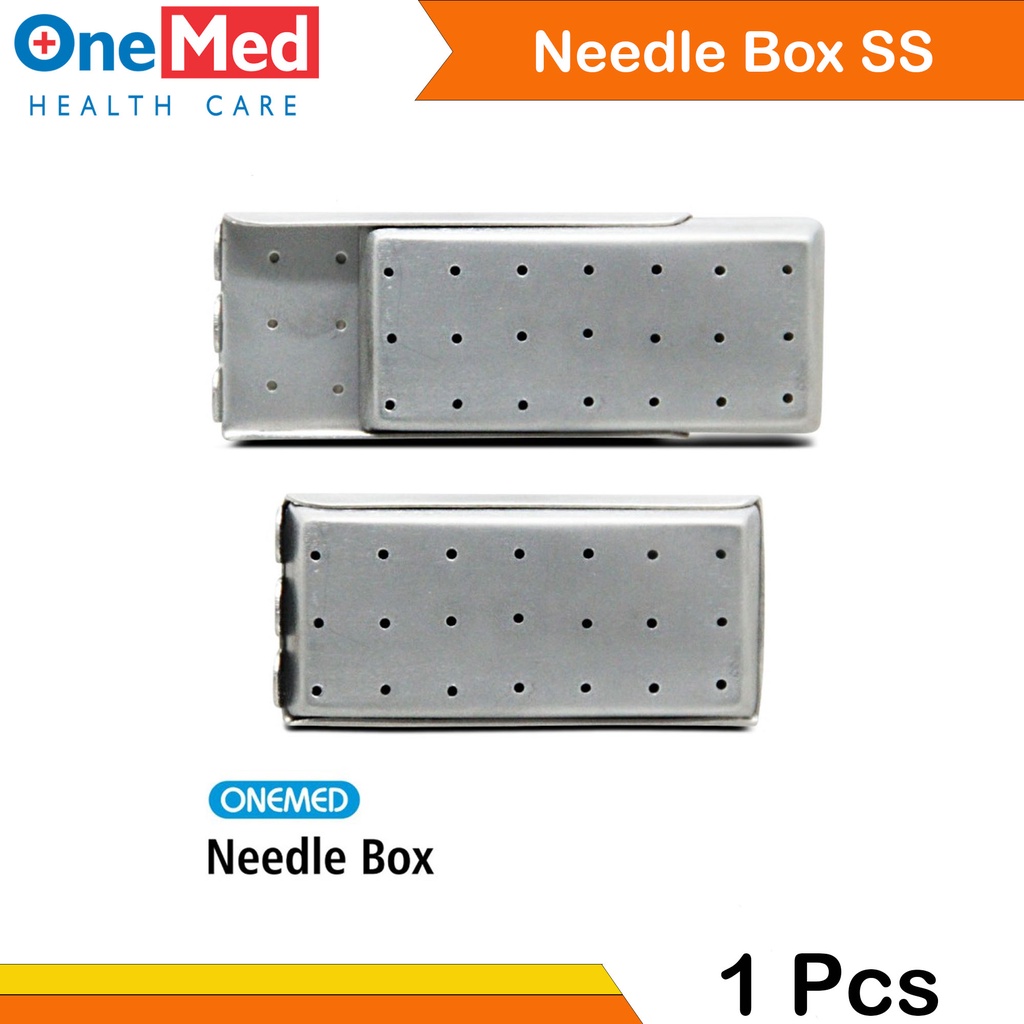 Needle Box Stainless Steel OneMed