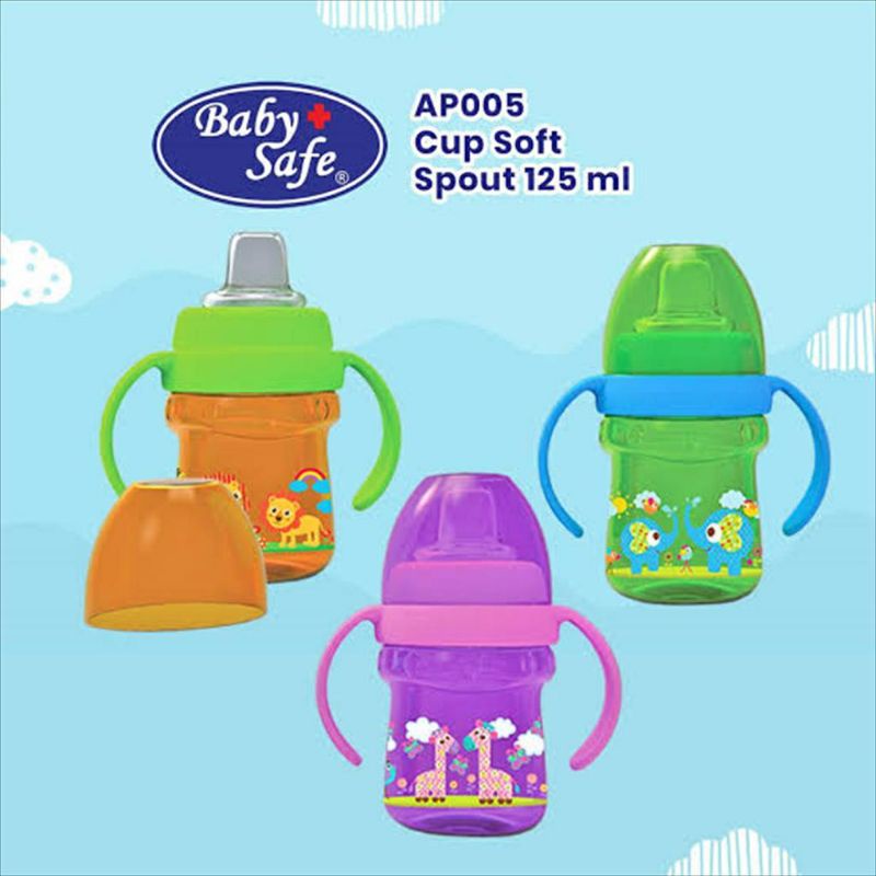 BabySafe Training Cup Soft Spout 125ml (AP005)