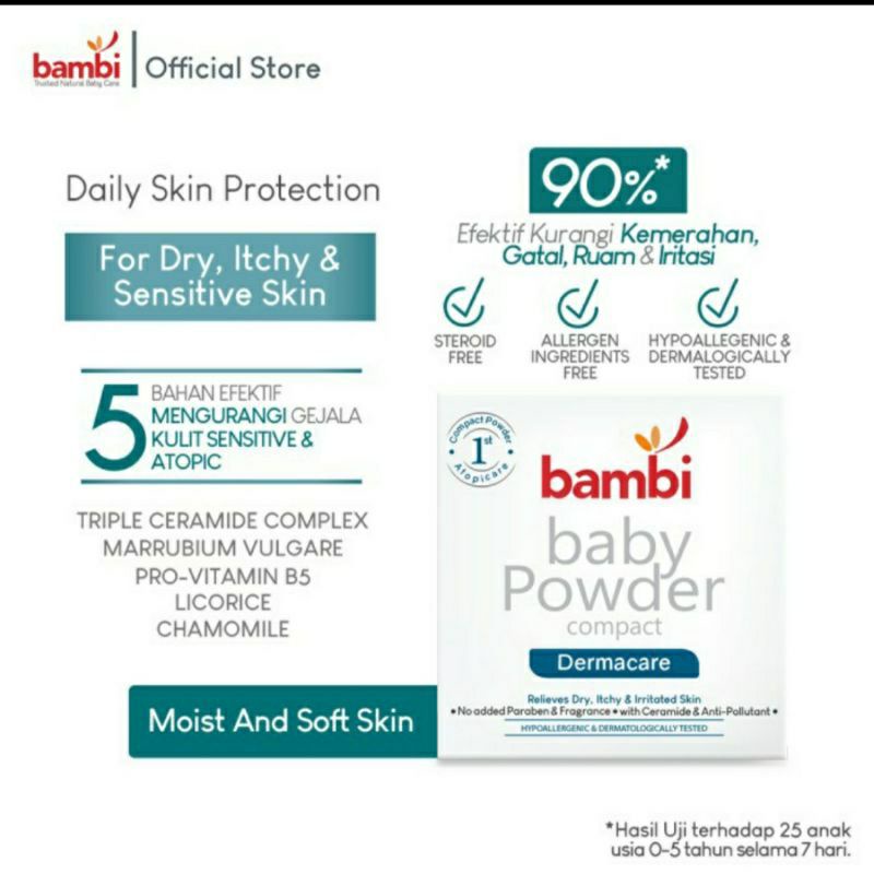 BAMBI POWDER COMPACT DERMACARE