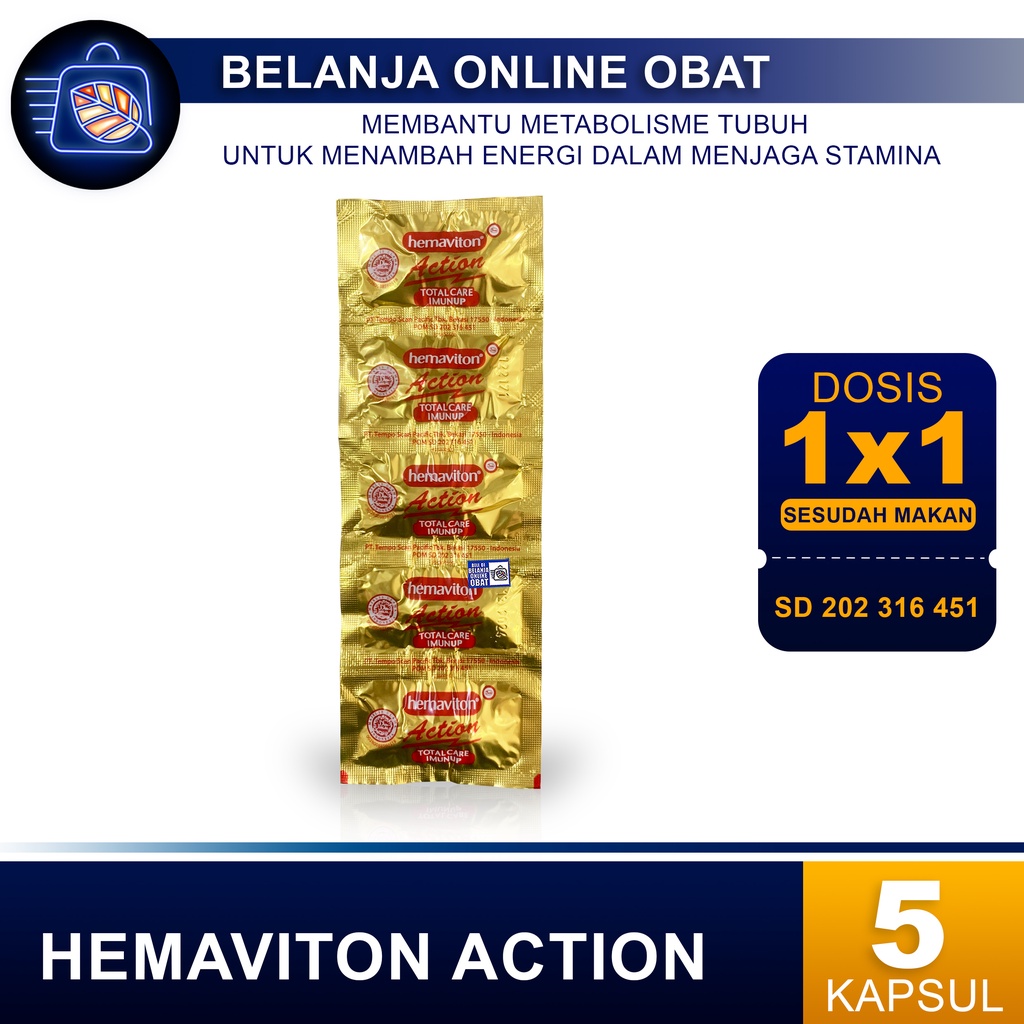 HEMAVITON ACTION // Suplemen Kesehatan
