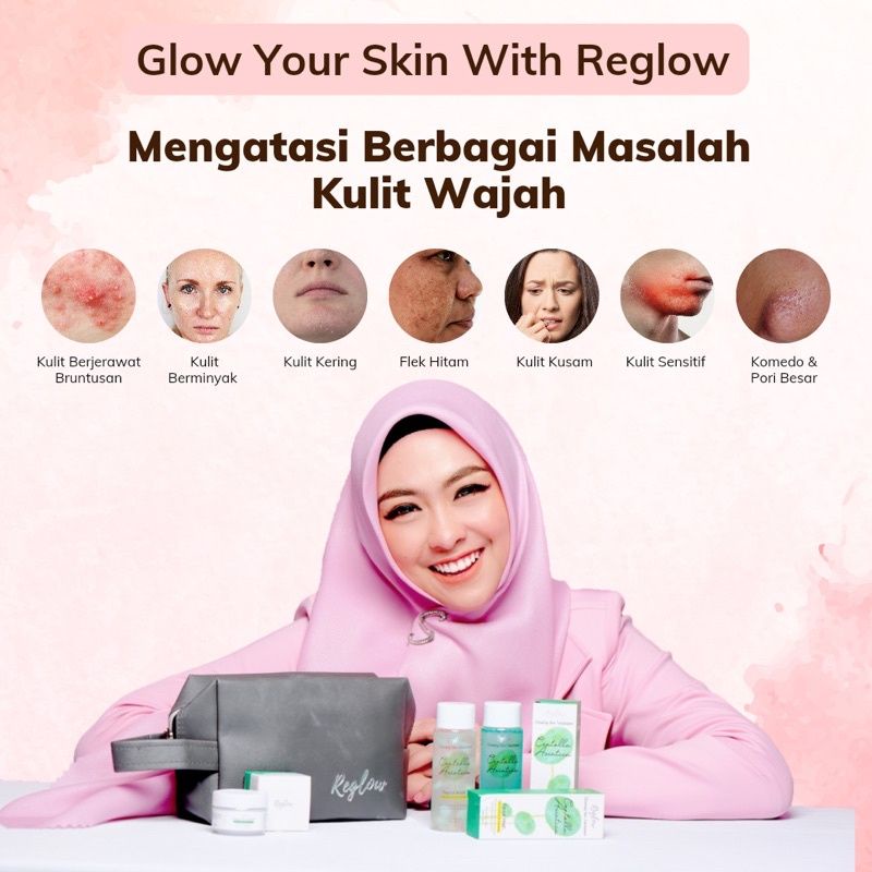 REGLOW Paket Whitening, acne, flek