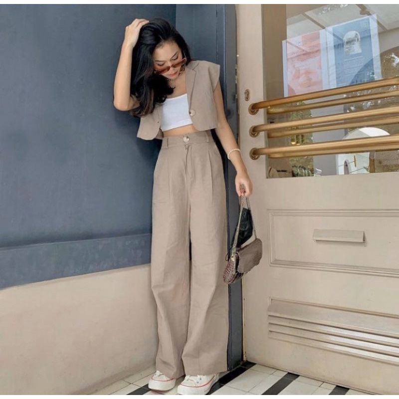 CELANA LINEN CRINGKLE