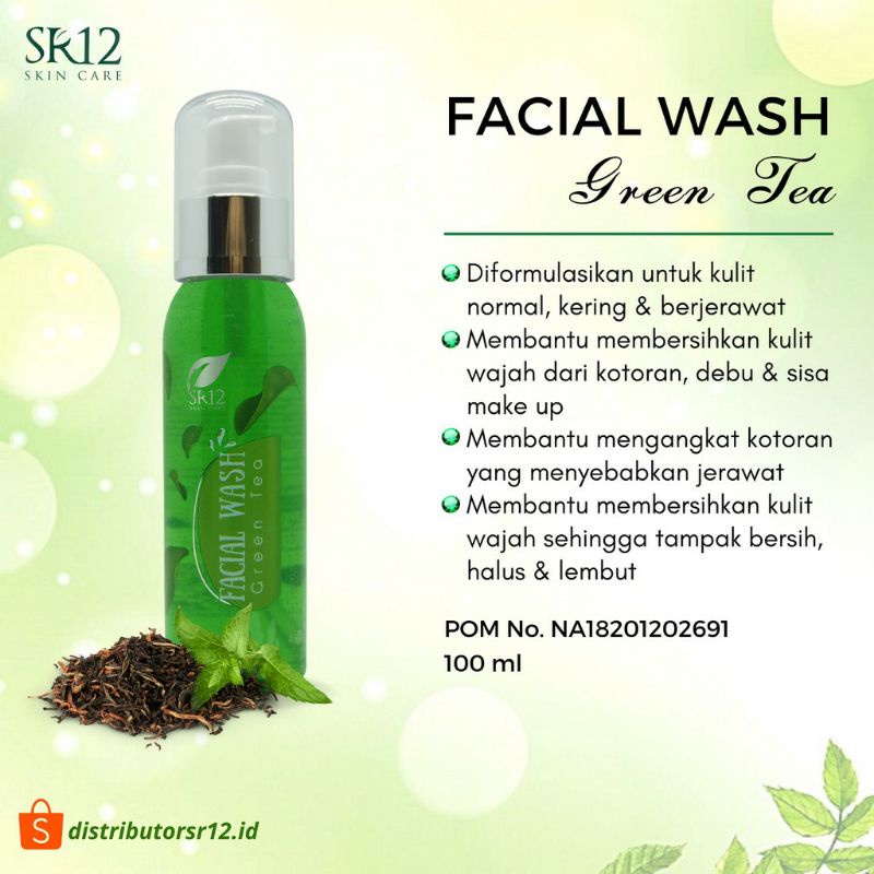 Facial Wash GreenTea SR12