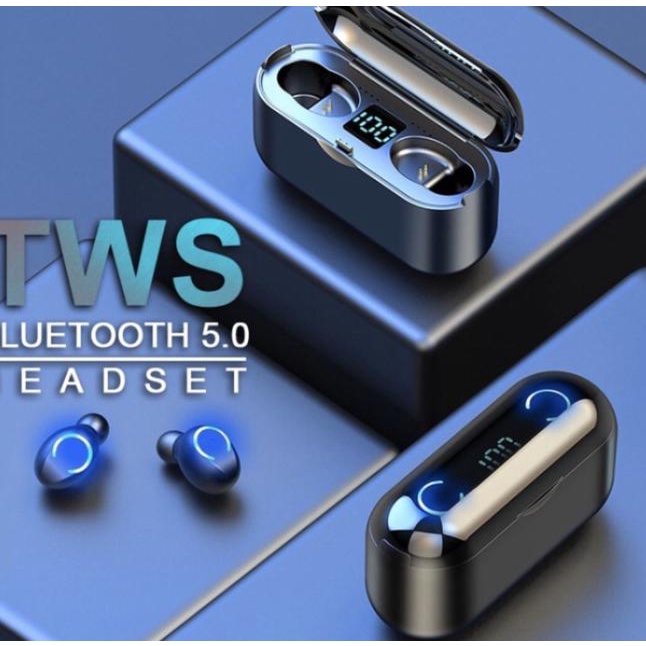 F9 TWS Touch Control 5.0 Bluetooth Earphone Wireless