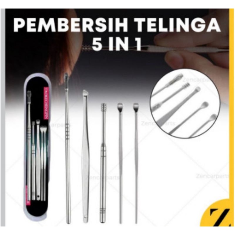Korek  Kuping Set Isi 5