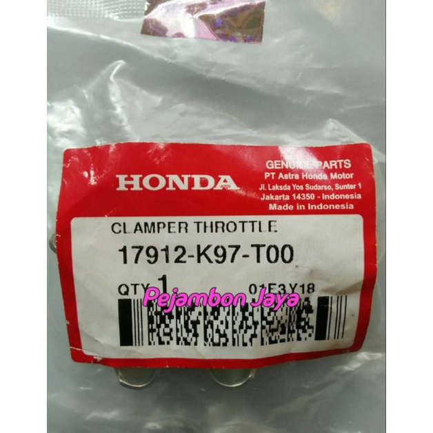 17912K97T00 CLAMPER THROTTLE