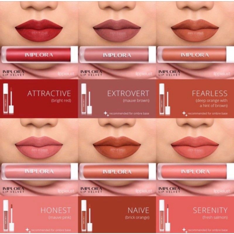 LIPCREAM VELVET IMPLORA