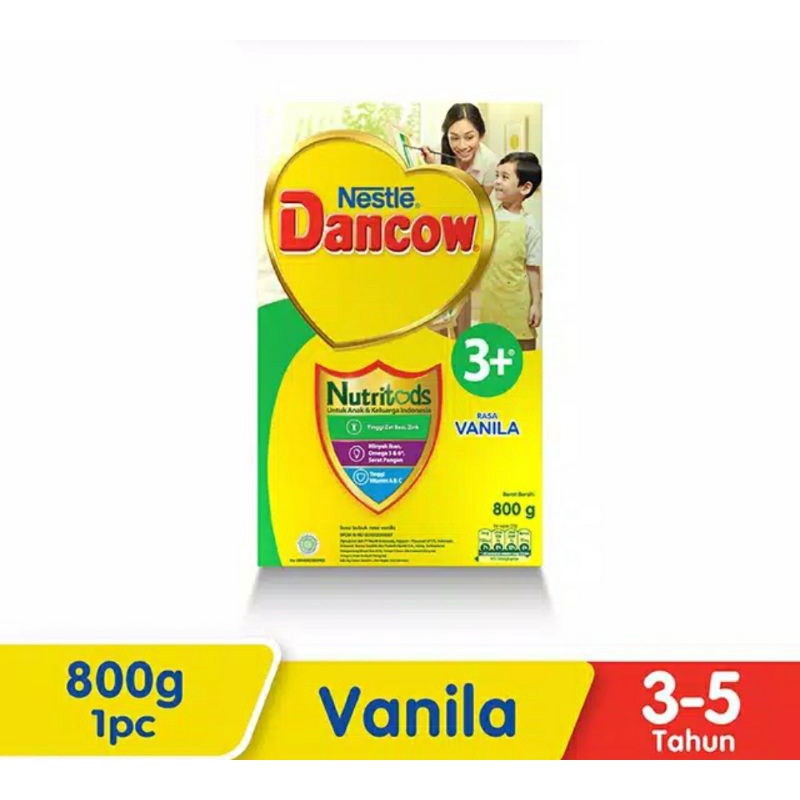 DANCOW 3+ RASA MADU/VANILLA 800G