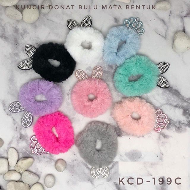 KUNCIRAN DONAT BULU RABBIT