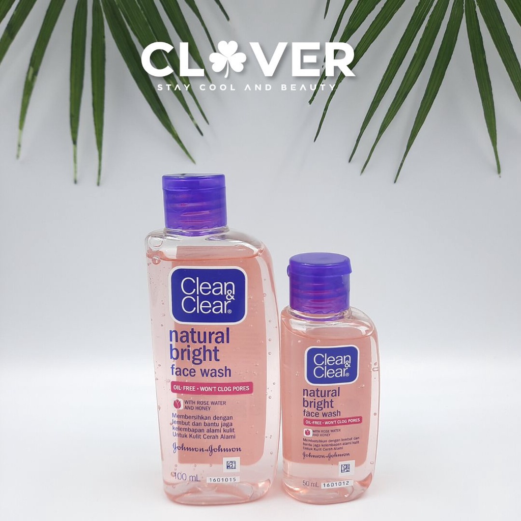 CLEAN&CLEAR NATURAL BRIGHT FACE WASH