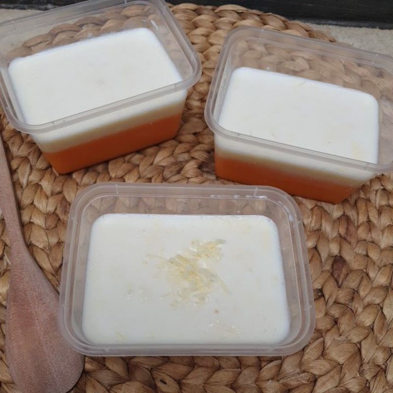 mango chesee pudding