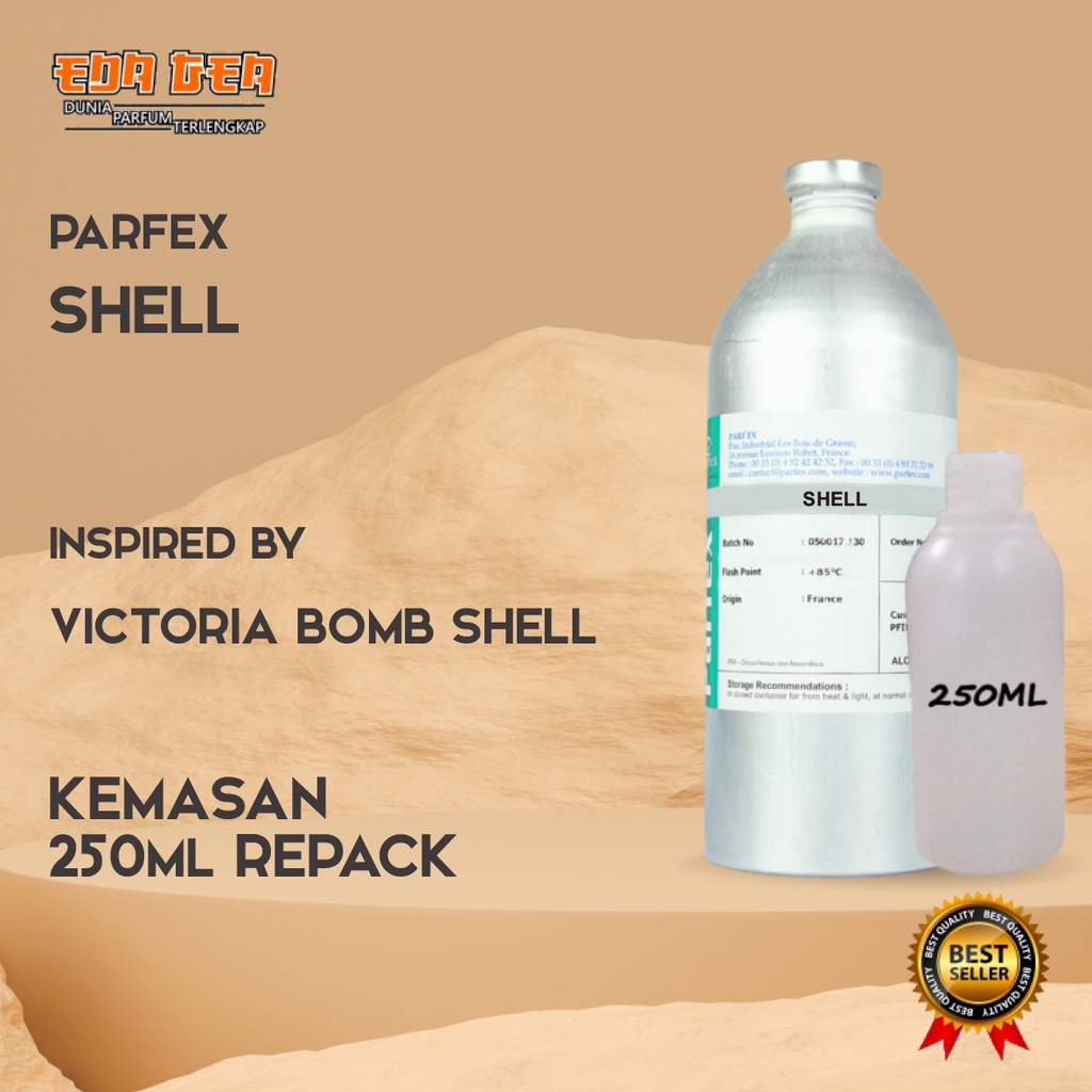 BIBIT PARFUM MURNI SHELL | VICT BOMB SHELL | 250ML | REPACK