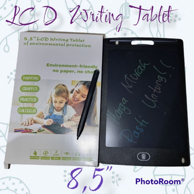 LCD writing tablet anak 8,5" / LCD tablet anak