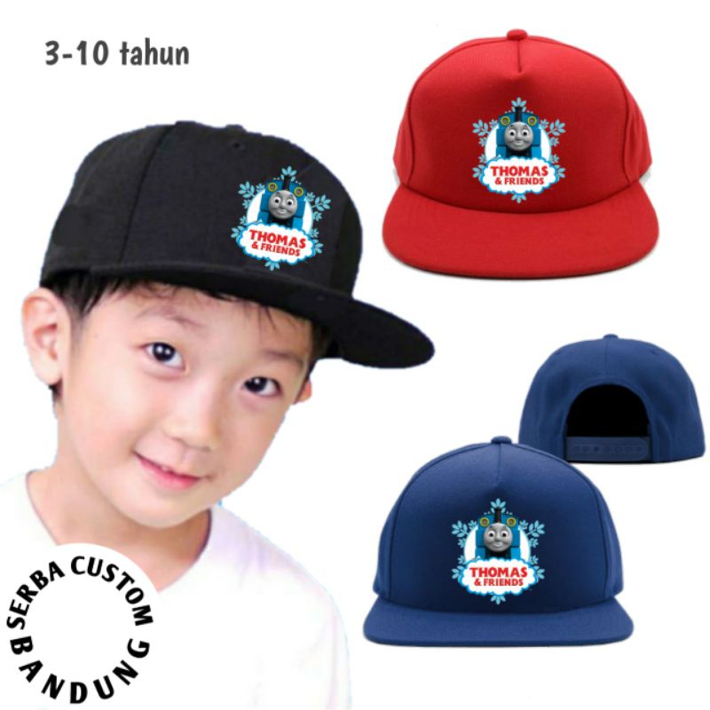 Topi Anak Snapback Thomas & Freinds