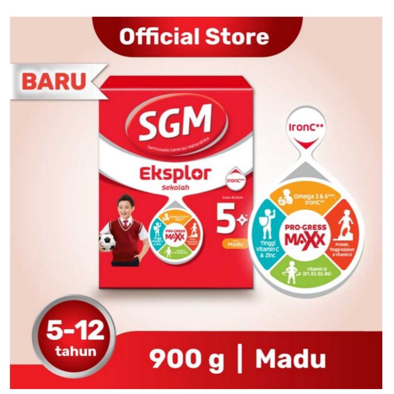 SGM Eksplor 5+ Madu 900 gr