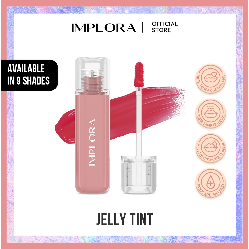 Implora Jelly Tint | Lip Tint Implora Baru 5 ml