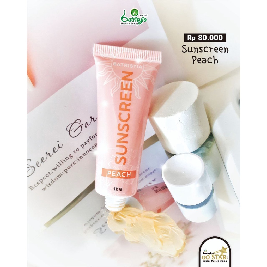 SUNSCREEN PEACH BATRISYIA HERBAL