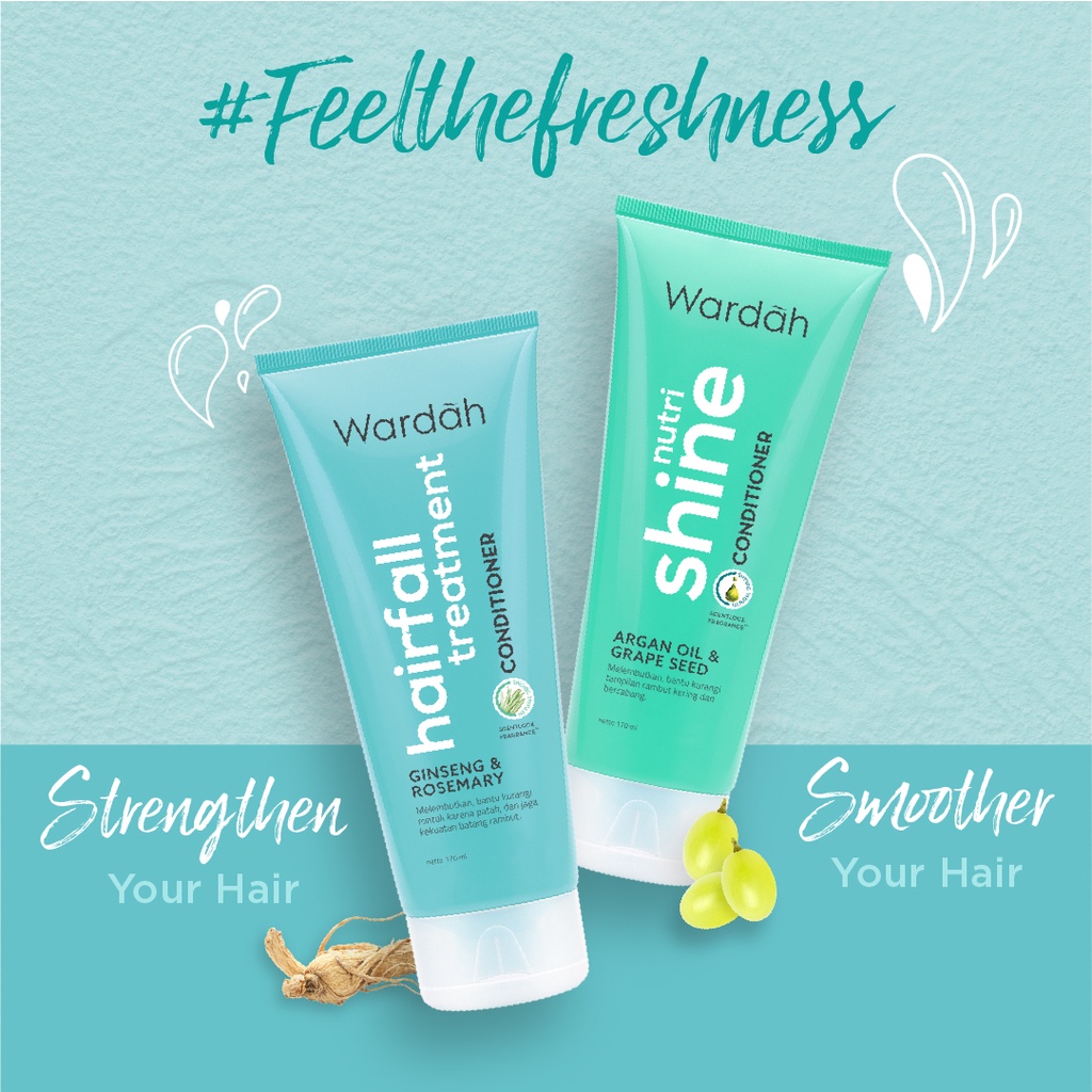 Wardah Conditioner 170ml (All Variants)