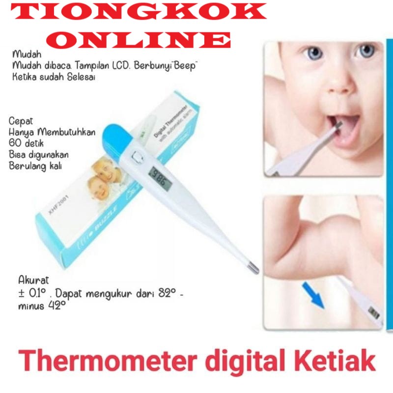 Thermometer Digital Ketiak +pack / Termometer Suhu Badan