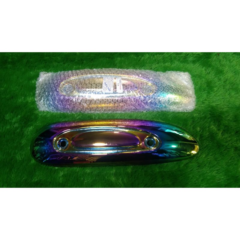 tameng knalpot Scoopy rainbow Heng