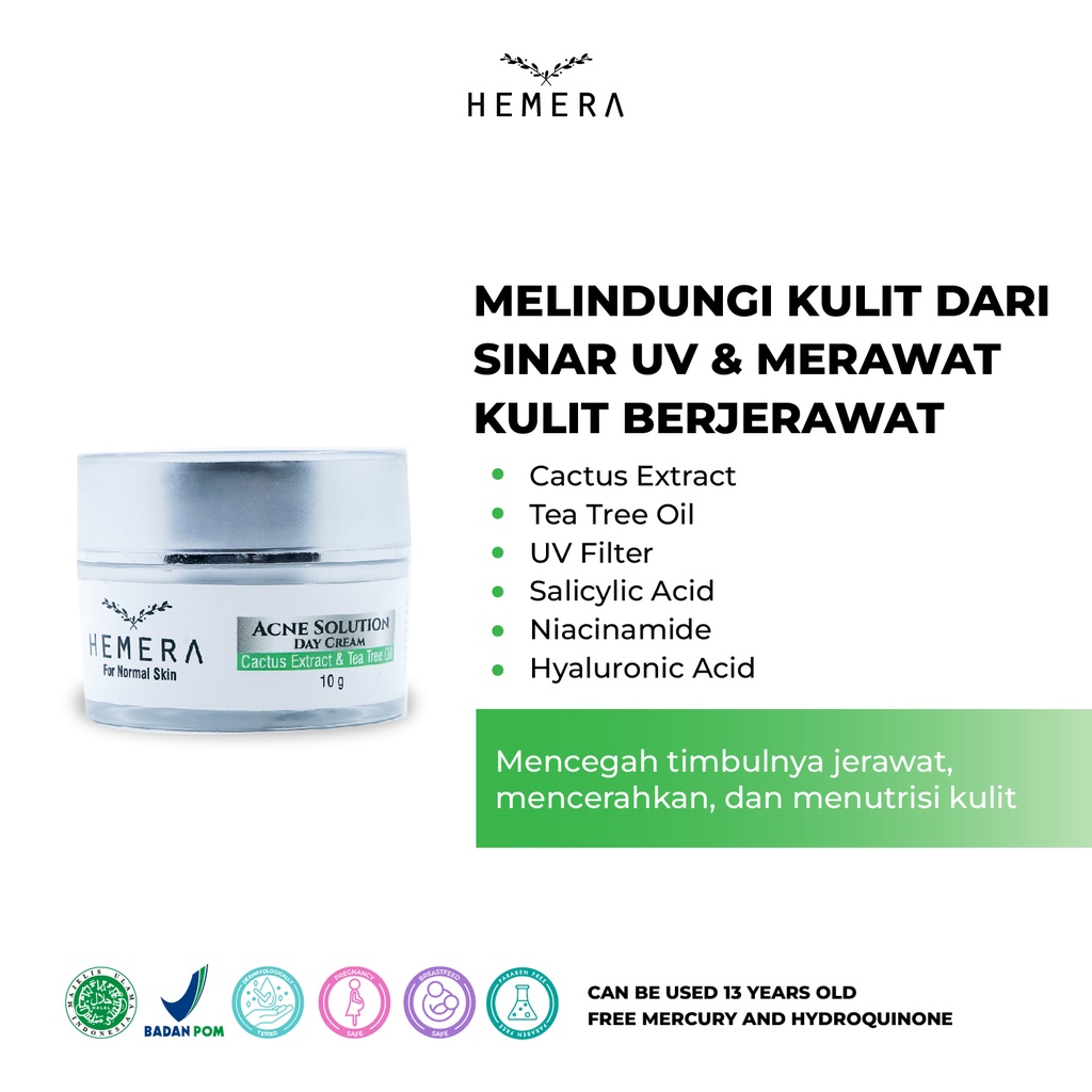 Hemera Acne Solution Day Cream 10gr