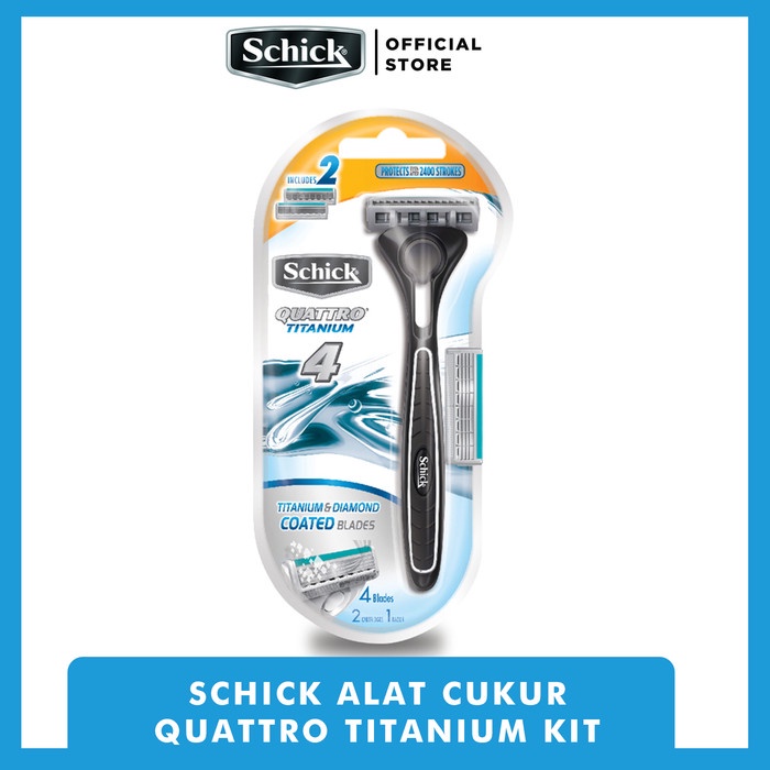 SCHICK ALAT CUKUR QUATTRO TITANIUM KIT
