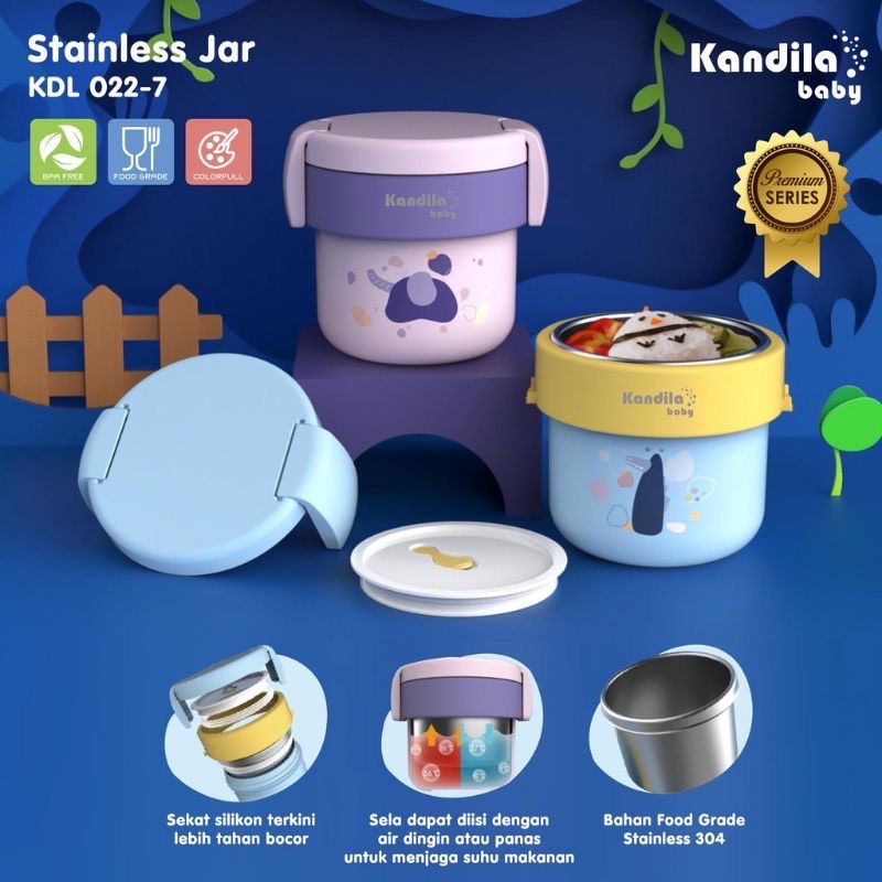 Kandila Stainless Jar 450ml
