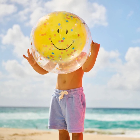 Inflatable Beach Ball - Smiley