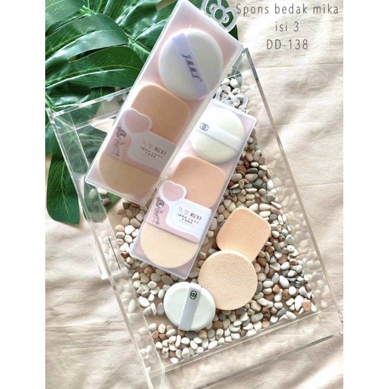 sponge bedak cushion 3in1