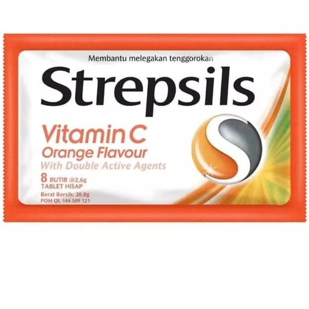 Strepsil VIT C 8s