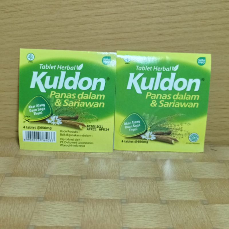 KULDON  tab sariawan &panas dalam