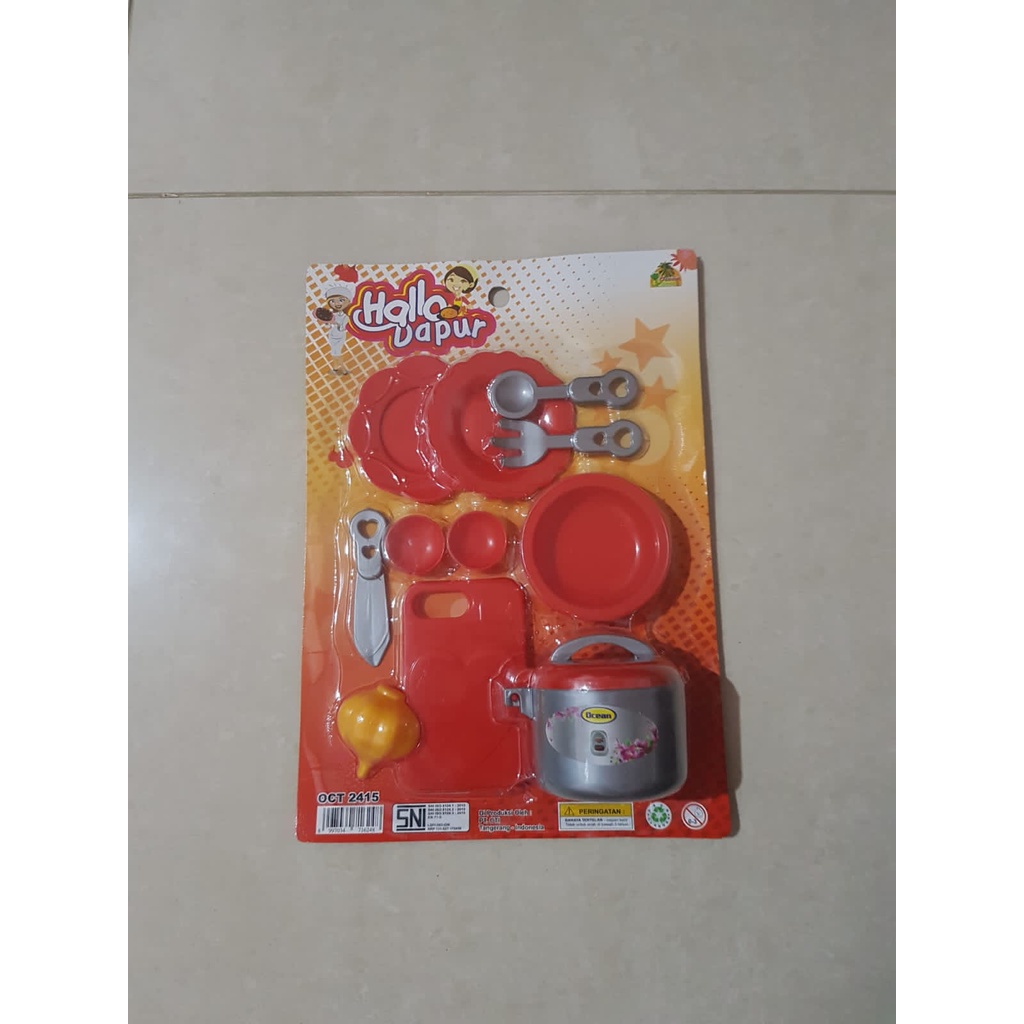 Mainan peralatan dapur - Hallo dapur