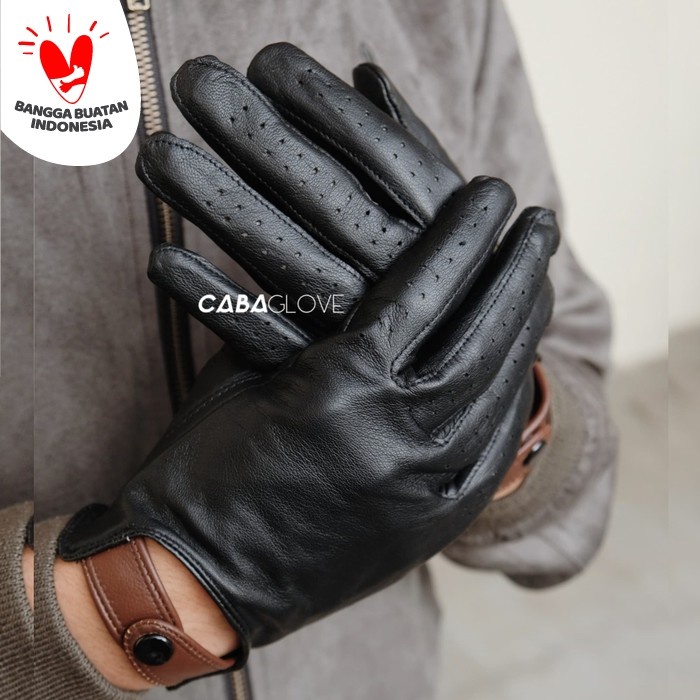Stm Sarung Tangan Kulit Caba Basic R Black