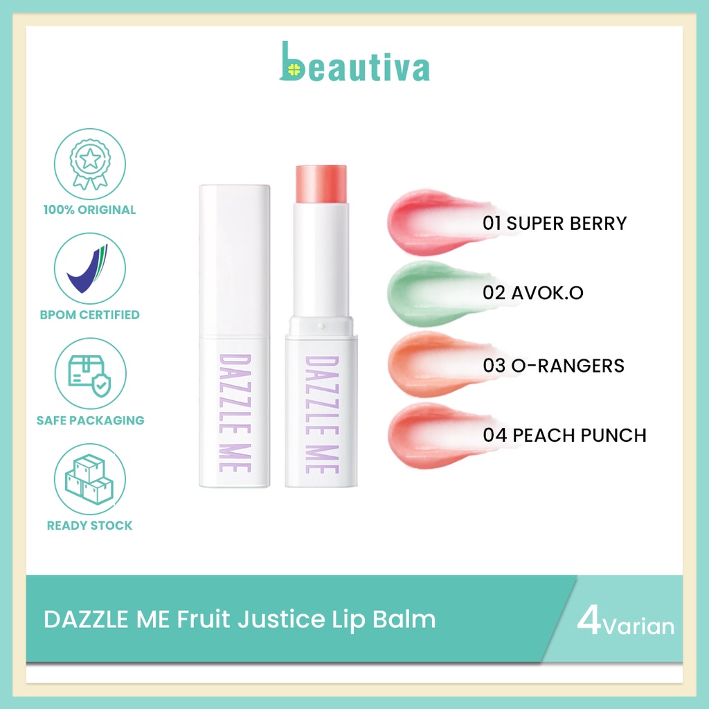 DAZZLE ME Fruit Justice Lip Balm