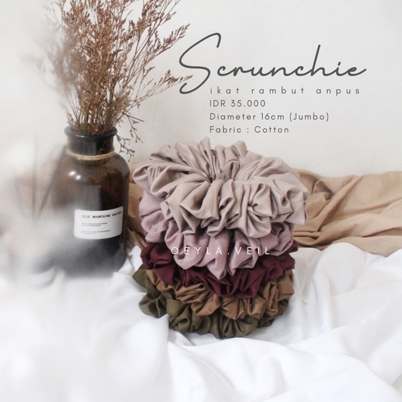 Scrunchie / Ikat Rambut Jumbo