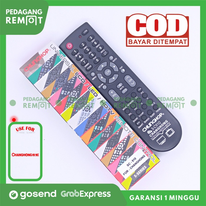 Remot/Remote TV LCD/LED Changhong Multi/Universal NEW