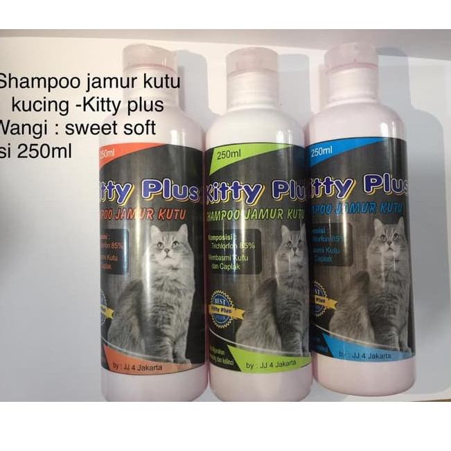 {SPL.11De22ᴺ} kitty plus shampoo jamur kutu kucing 250ml